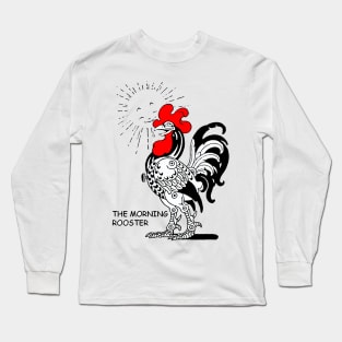 THE MORNING ROOSTER  Art Deco Fantastic Animals Long Sleeve T-Shirt